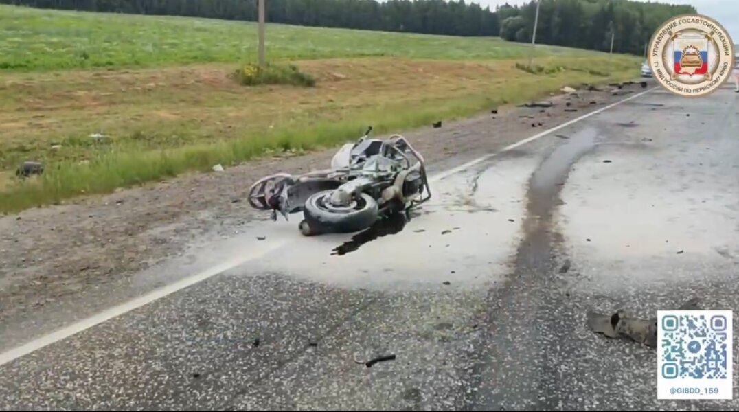 ДТП в Нытвенском округе унесло жизнь мотоциклиста