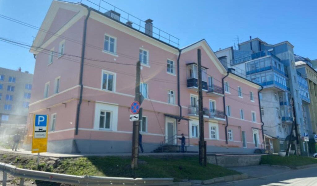 В Перми провели капитальный ремонт дома на Советской,1