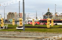 Желтые вазы в виде макарон появятся на площади у центрального рынка Перми к июню
