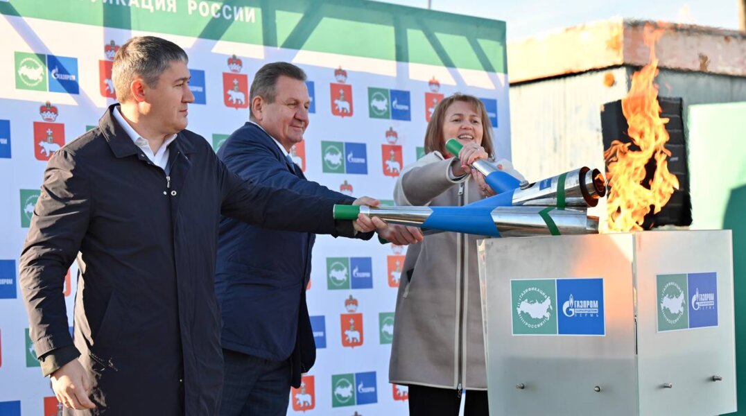 В селе Сабарка Суксунского округа запустили газопровод