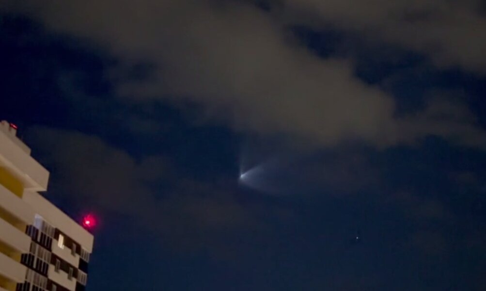 Над Пермским краем пролетела ракета-носитель «Союз-2-1б»