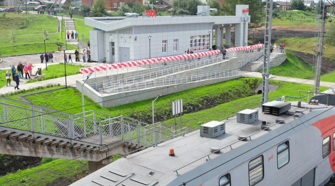 В поселке Октябрьский в Пермском крае открыли новый пассажирский вокзал