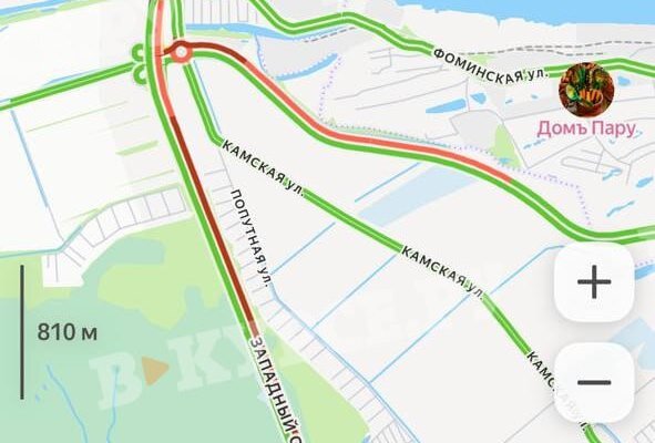 Автомобилисты встали в огромную пробку на Западном обходе Перми