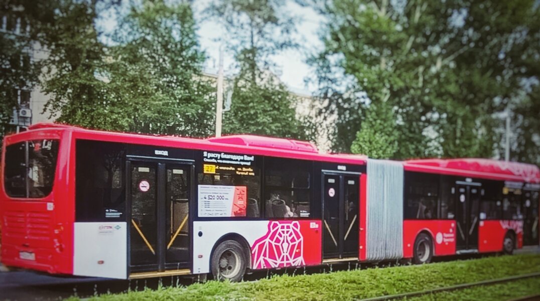 Пермь вошла в число городов-лидеров по числу автобусов-гармошек