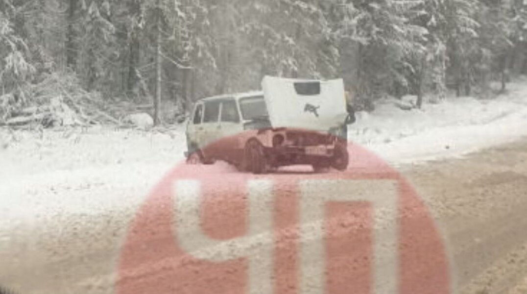 На трассе Кунгур-Соликамск Нива столкнулась с пассажирским автобусом