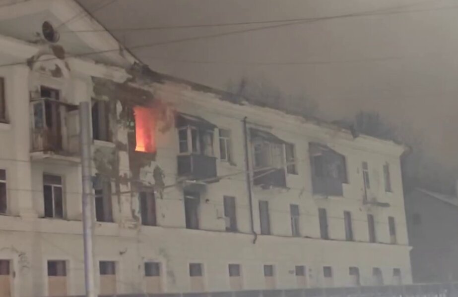 В Перми произошёл пожар в расселённом доме