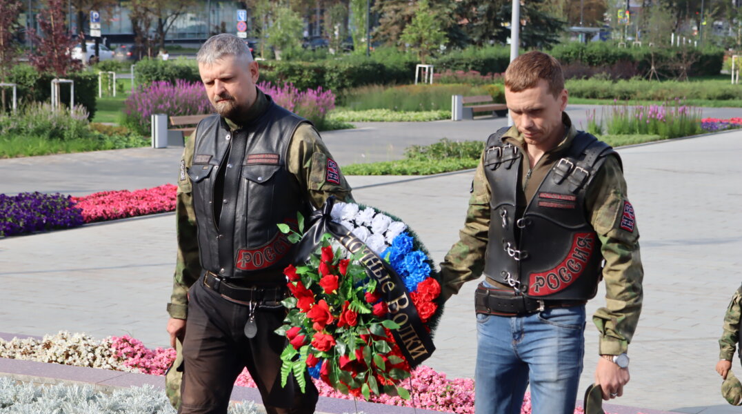 В Перми побывали участники мотоклуба «Ночные волки»