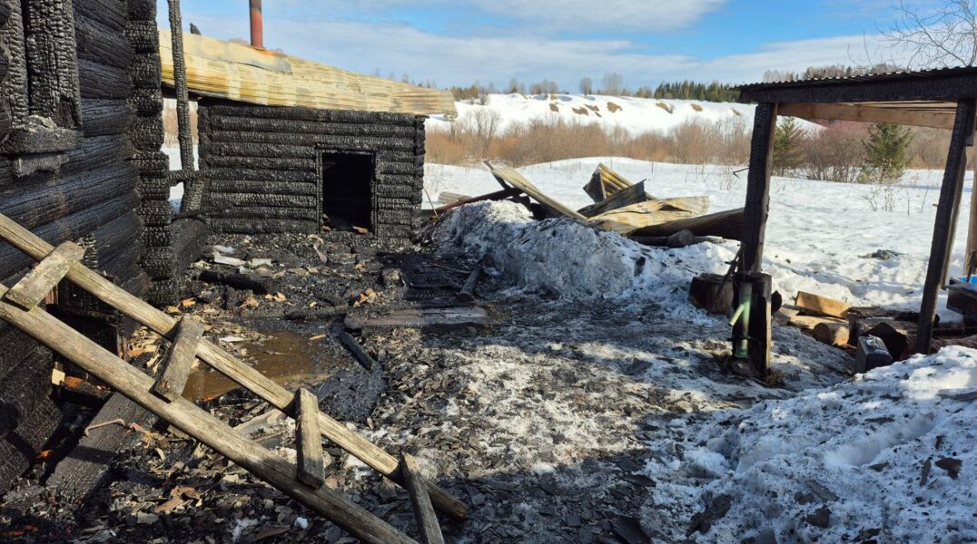 Во время крупного пожара в Барде погиб мужчина