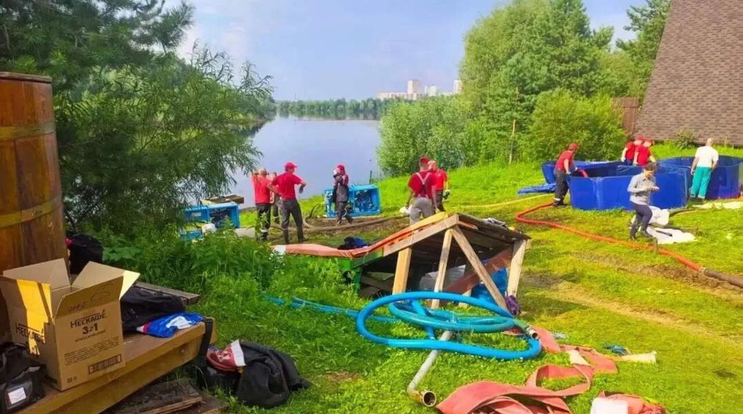 река, устранение последствий