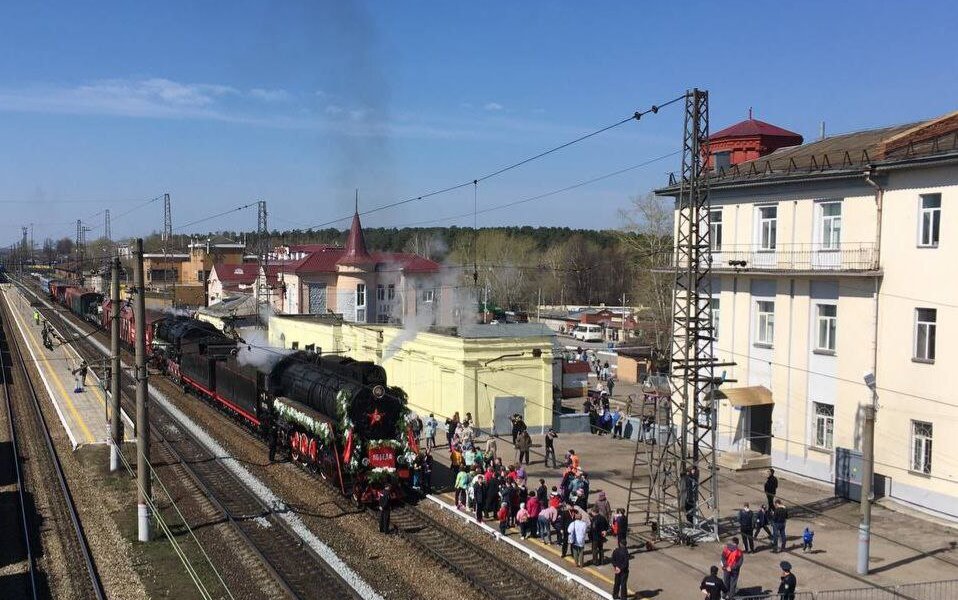 В Кунгур прибыл «Эшелон Победы»