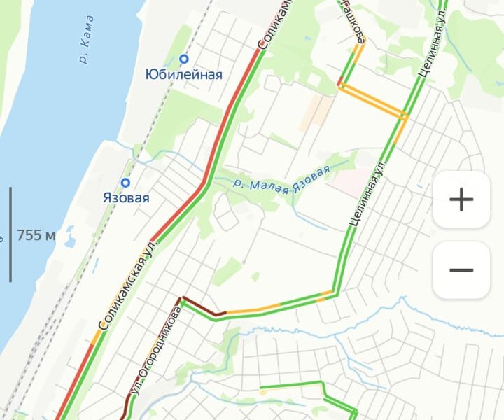 Из-за пробки в Перми заводчане опоздали на работу