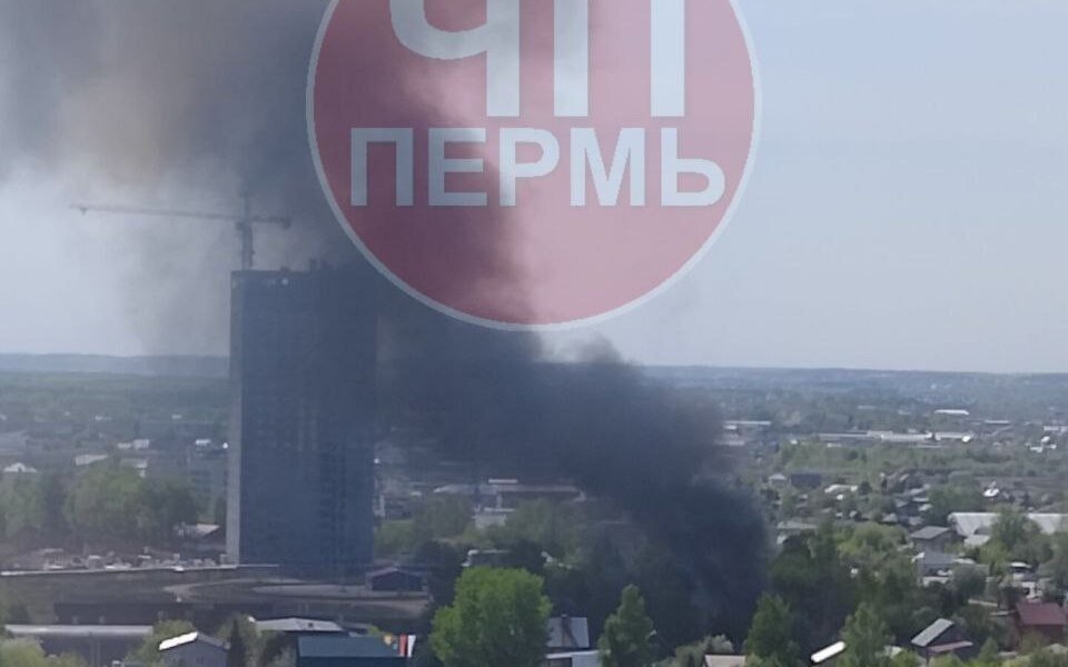 В Перми сгорел частный жилой дом