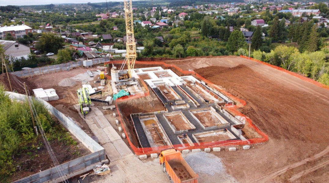 В Пермском округе начали строить детский сад на 240 мест