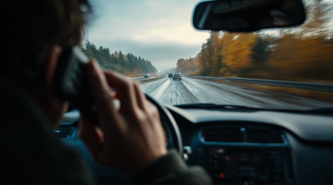 В 2025 году в Прикамье водителей оштрафовали за использование телефона за рулем более 20 тысяч раз