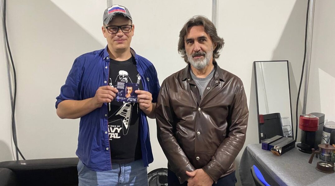 Музыкант Вячеслав Бутусов во время «Ночи города» встретился с пермяком, который отправился на СВО