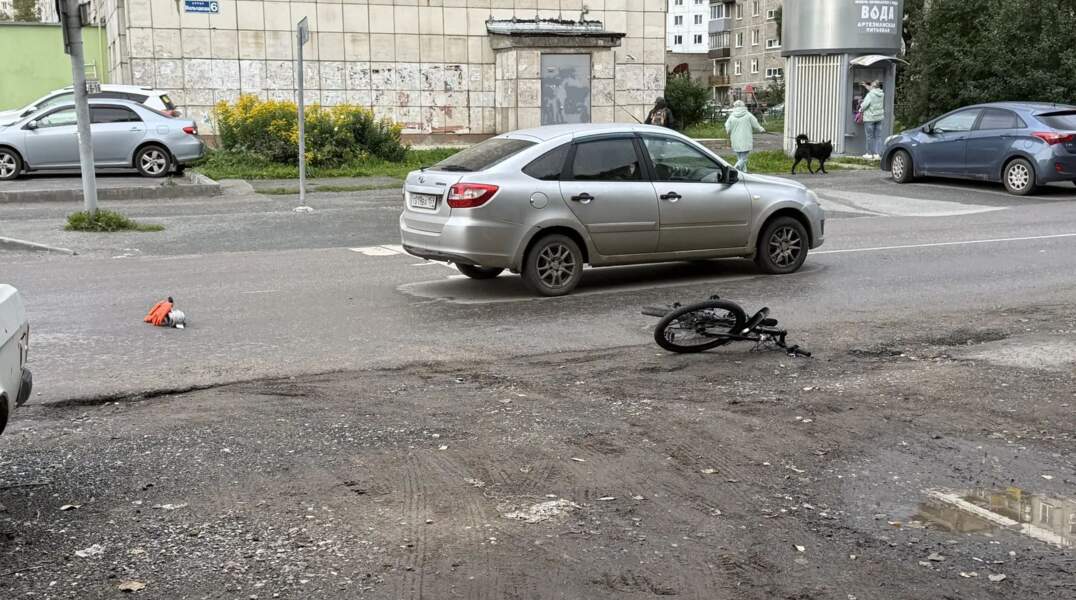 Авария, велосипед, дтп