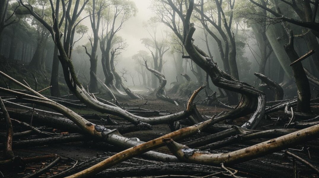 В Суксуне заметили смерч умеренной мощности