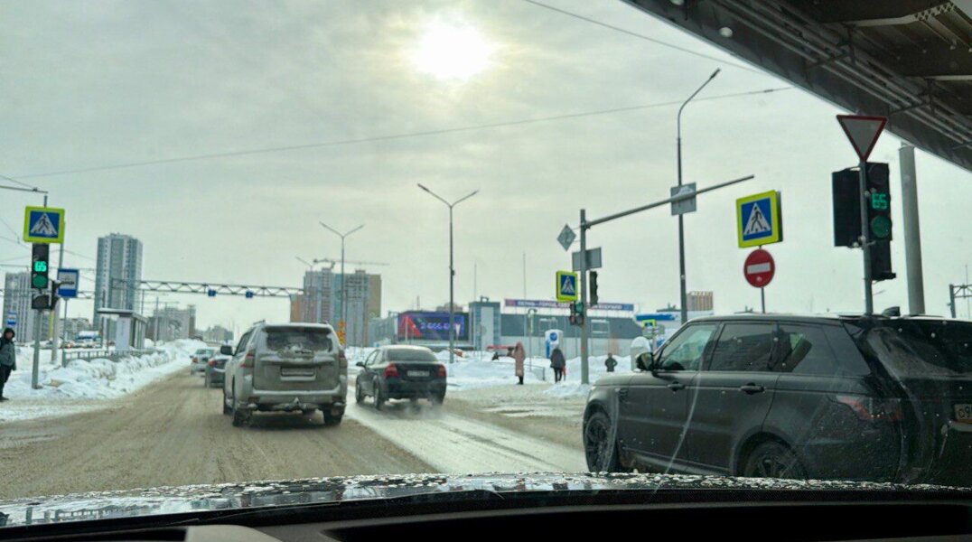 Трафик на улицах Крисанова и Столбовой в Перми увеличился вдвое