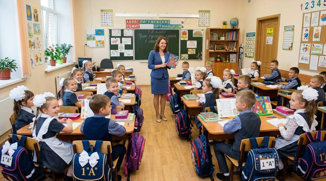 школа, дети, класс, урок, 1 сентября