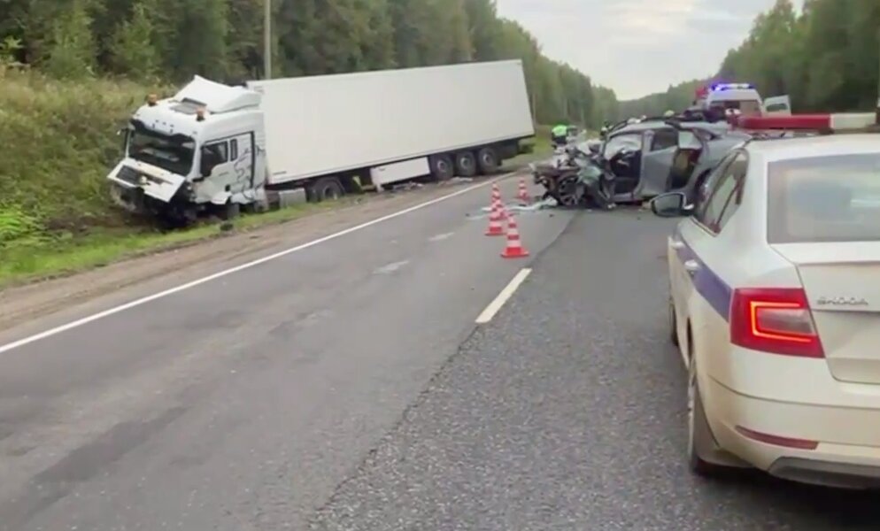В Прикамье в результате лобового столкновения погиб 28-летний водитель