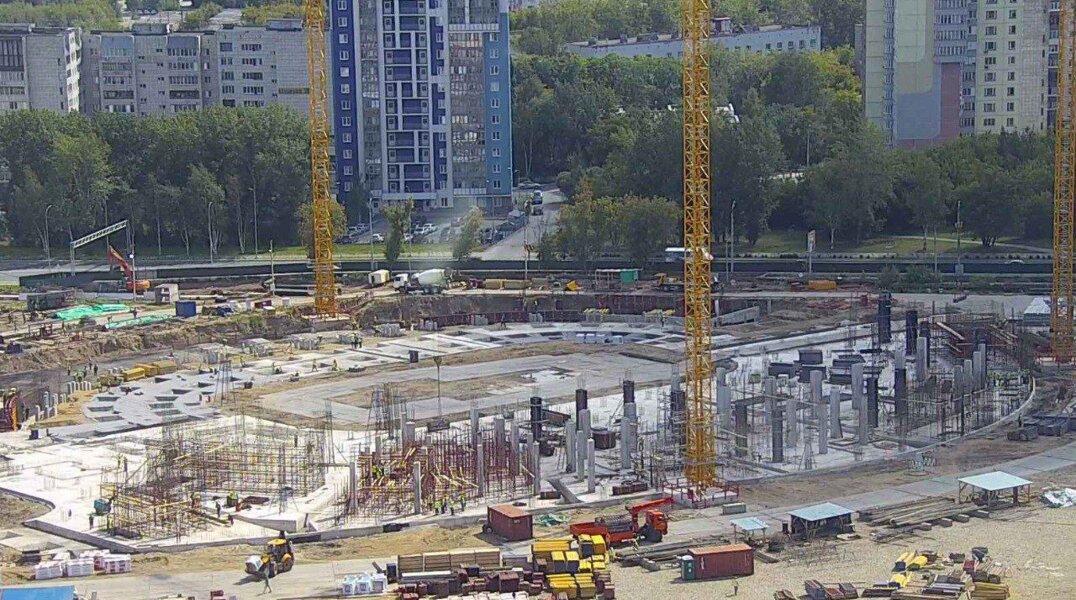 В Перми началось строительство первого этажа самой крупной спортивной арены в регионе