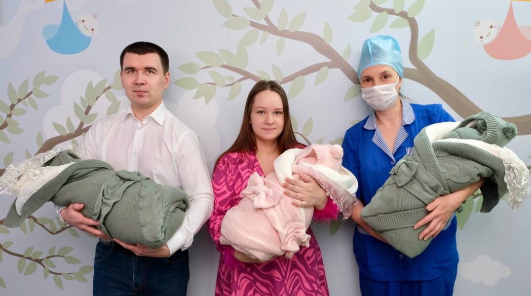 В Перми впервые в этом году родились тройняшки