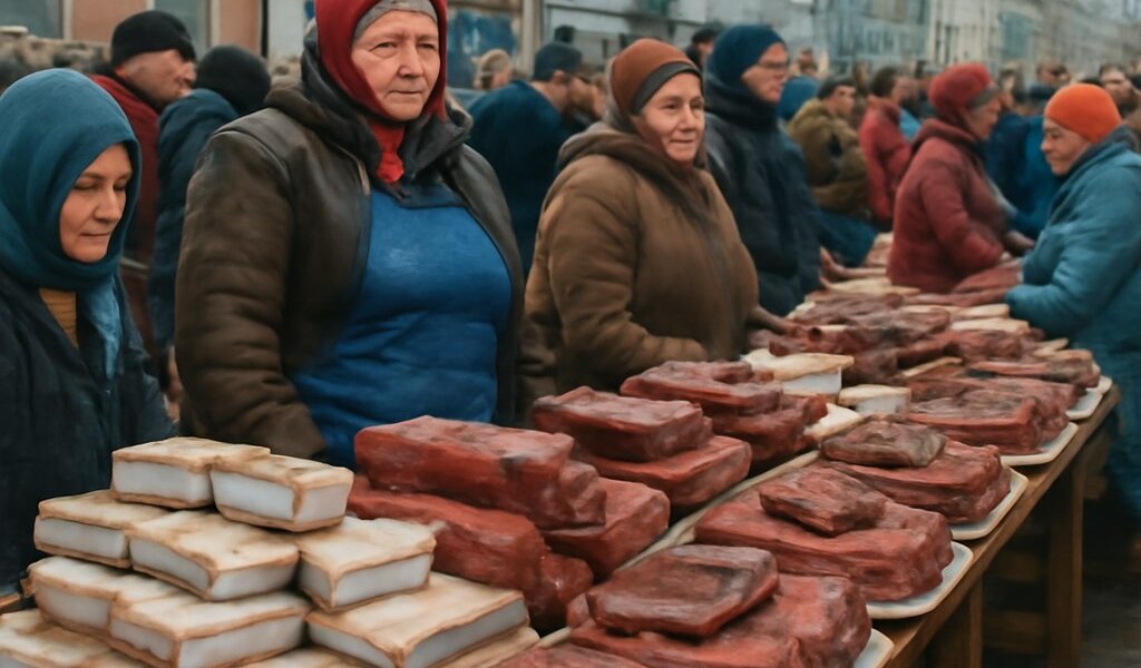 Опасную свинину с салом и колбасой изъяли у лоточников в Чусовом в ходе рейда