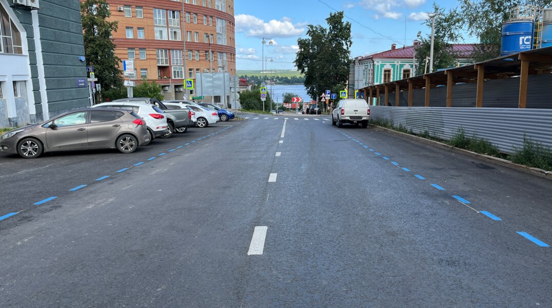 В Перми завершили ремонт улицы Максима Горького