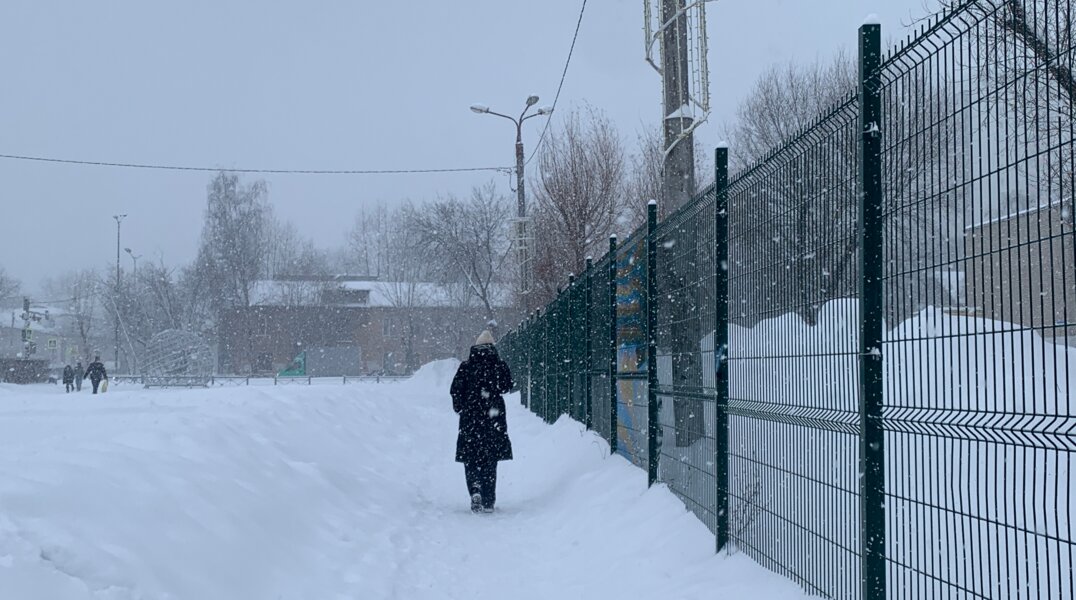В понедельник Пермский край накроет сильный снегопад