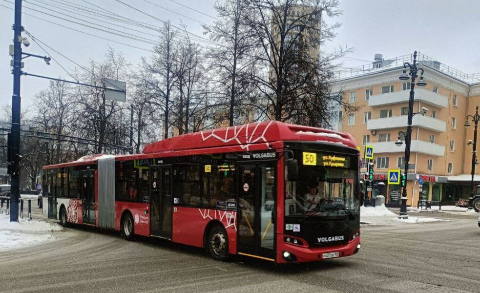 К концу 2025 года в Перми появится почти 100 автобусов-гармошек