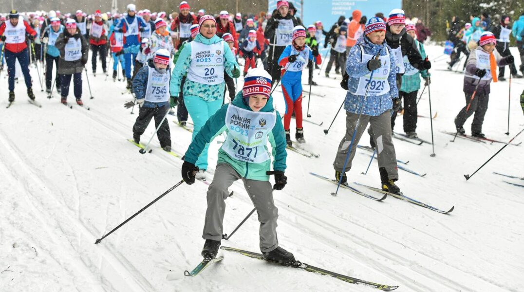 Почти 20 тысяч жителей Прикамья вышли на старт «Лыжни России»