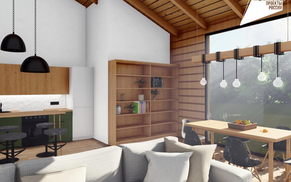 На горнолыжном курорте в Прикамье начали строить дуплекс-коттеджи