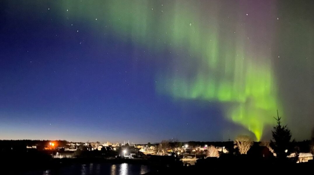 В Пермском крае в начале мая заметили северное сияние
