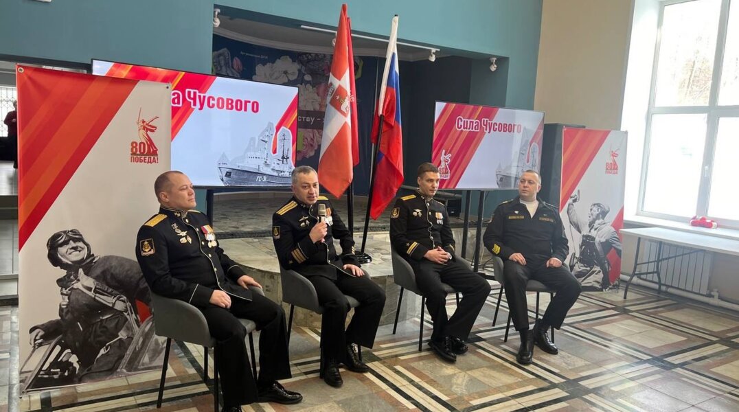 Моряки корабля «Чусовой» из Североморска побывали в одноименном городе Пермского края