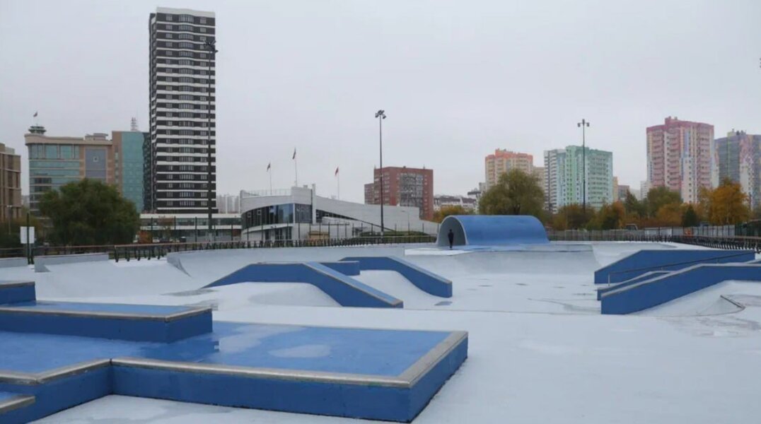 В Экстрим-парке Перми завершили ремонт ключевого элемента - бетонной чаши