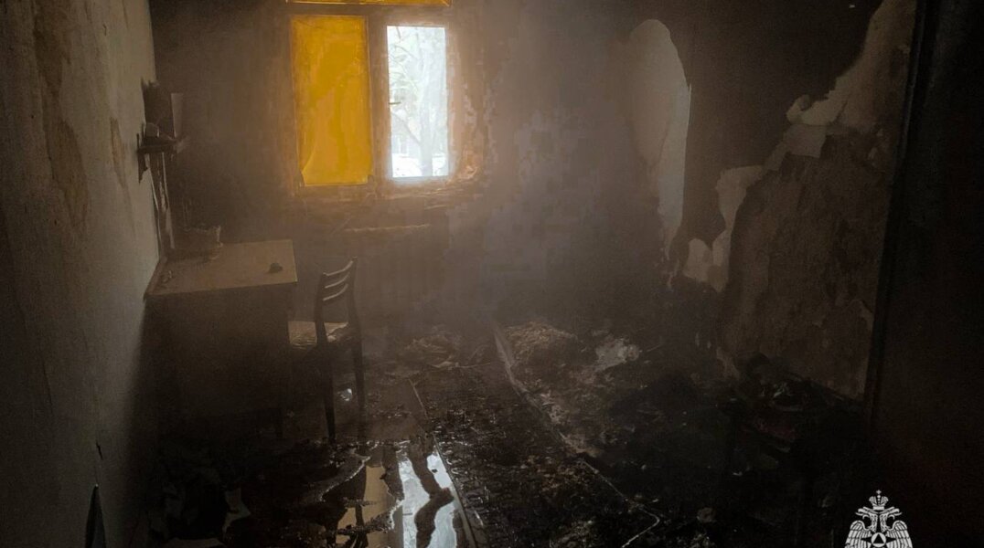 В Губахинском округе на пожаре спасли семь человек, в том числе четырех детей