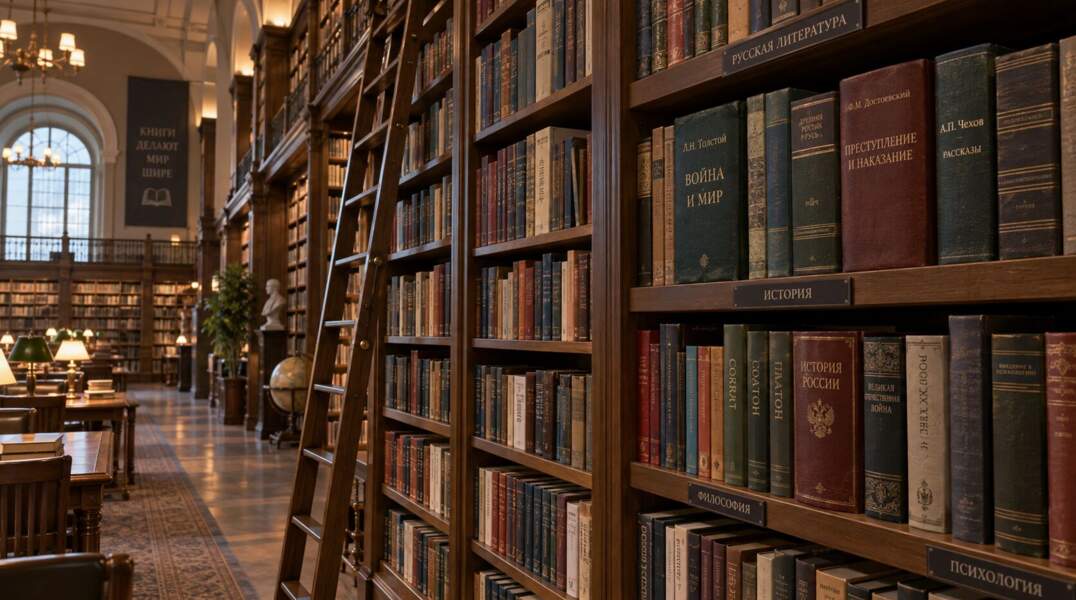 Книги, библиотека 