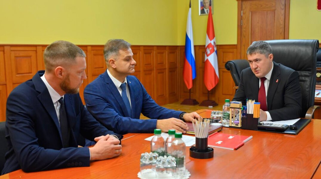 Дмитрий Махонин провел встречу с новым федеральным инспектором по Пермскому краю