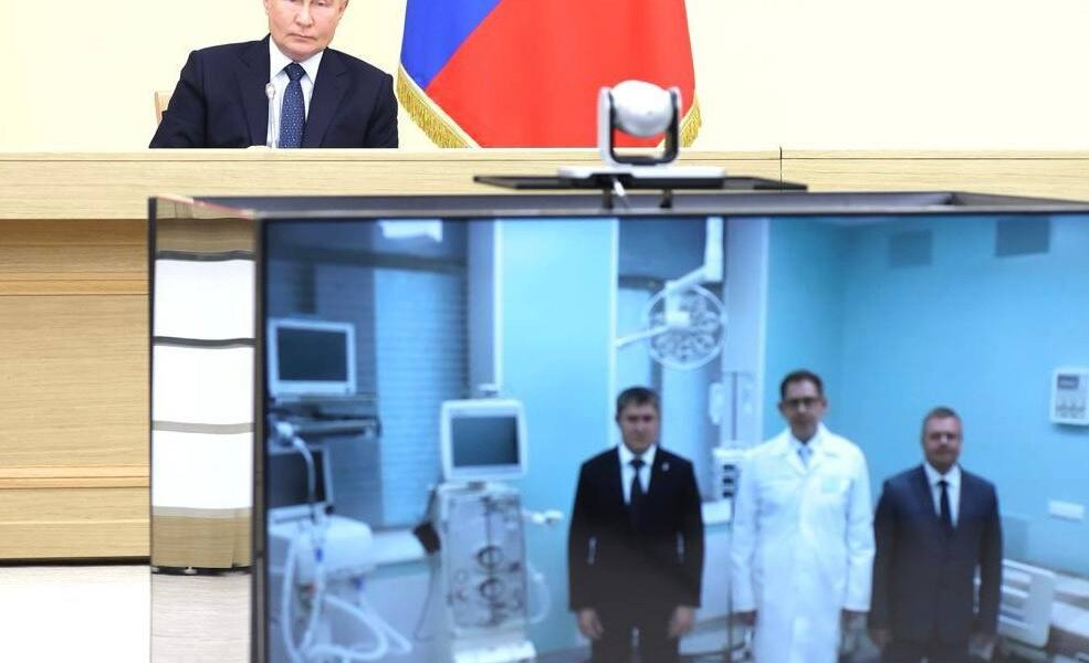 Владимир Путин открыл в Пермском крае новый корпус краевой клинической инфекционной больницы