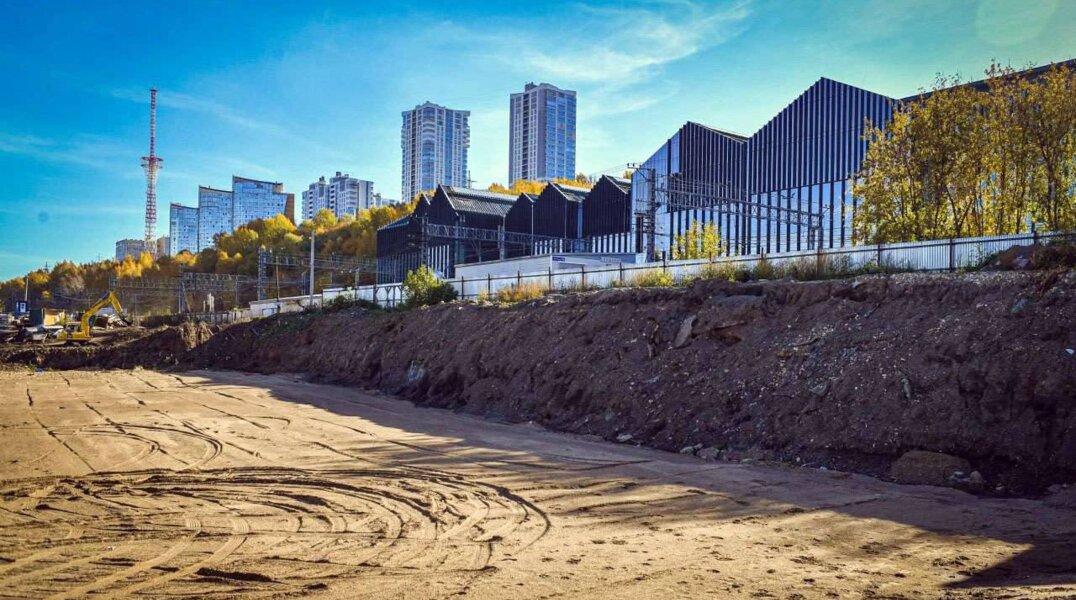 Новый участок пермской набережной готов на 30%