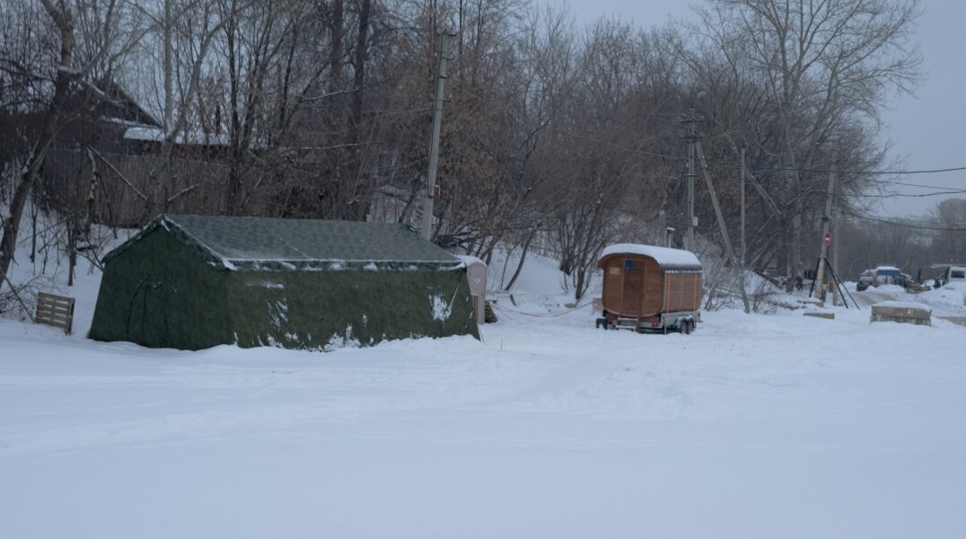 В Перми вновь заработал круглосуточный шатер для обогрева бездомных