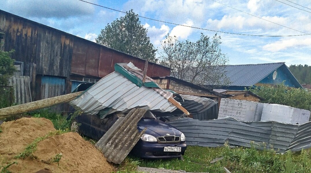 На Суксунский округ Прикамья обрушился смерч