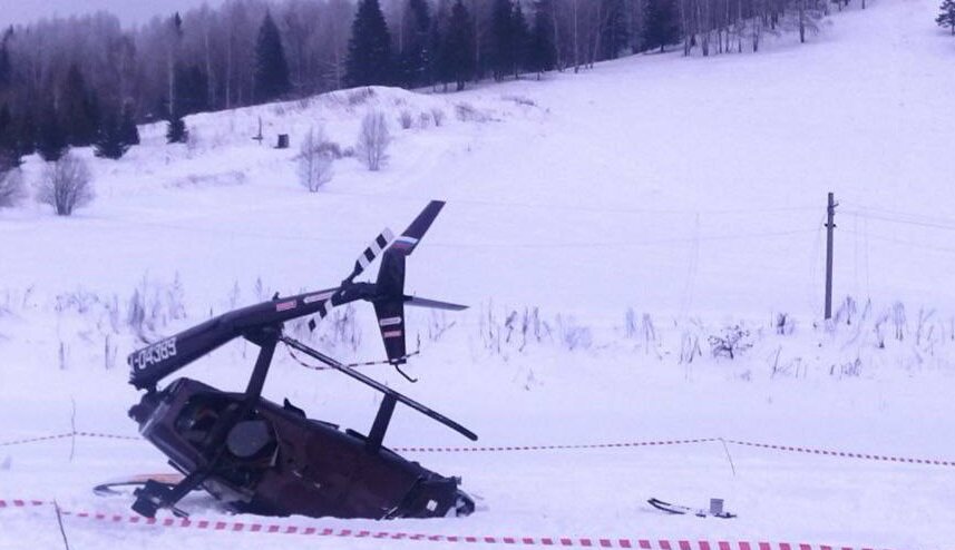 В Росавиации падение вертолета в Прикамье классифицировали как катастрофу