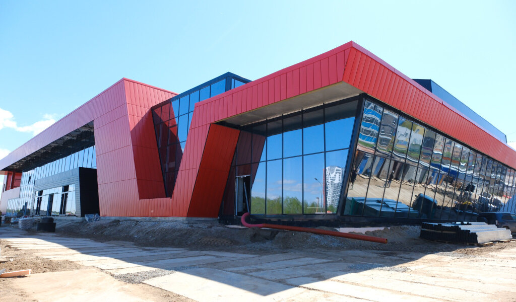 В этом году в Перми завершится строительство современной ледовой арены в микрорайоне Ива