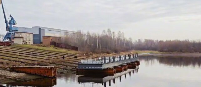 На Пермской судоверфи изготовили шестой причал
