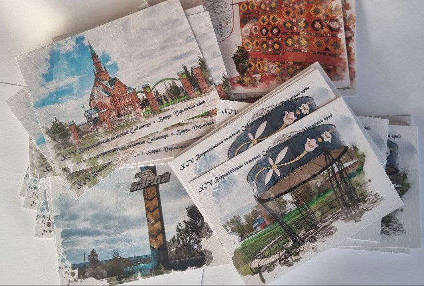 Гости Всероссийского сельского Сабантуя смогут бесплатно отправить из Барды поздравительные открытки