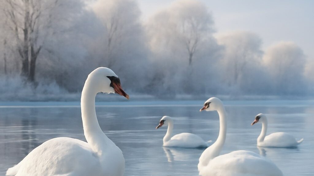 Пермякам рассказали, когда лебедям на льду действительно нужна помощь