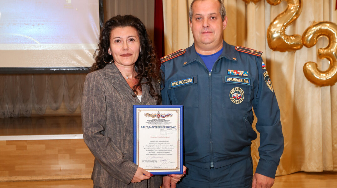 В Перми наградили учительницу, спасшую тонущего ребенка