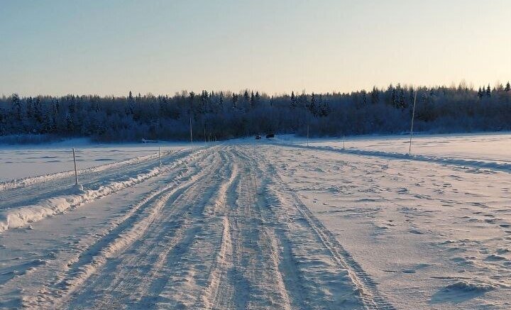 В Гайнском округе Прикамья открыли ледовую переправу