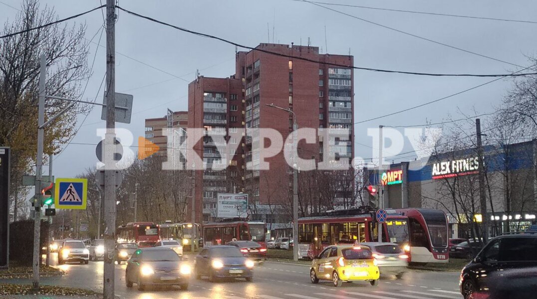 В Мотовилихе встали трамваи маршрута №7